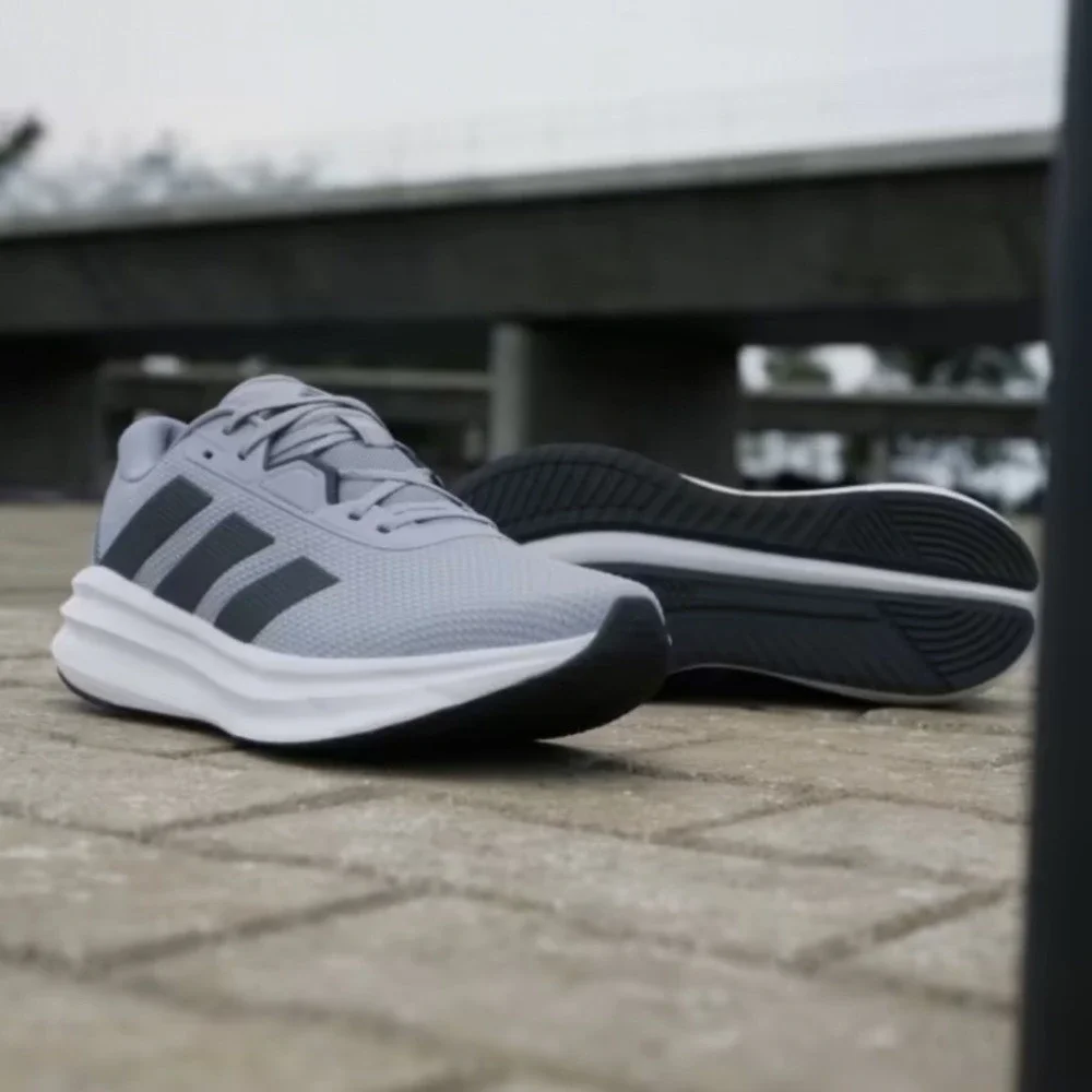Adidas Galaxy 7 Men's Running Shoes Halo Gray Black Size 12 Cloudfoam ID8754
